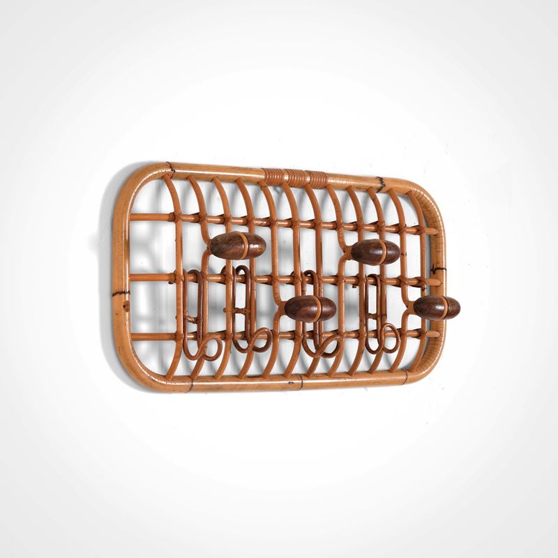 Olaf Von Bohr : Appendiabiti da parete  - Asta Arredi del XX secolo - Cambi Casa d'Aste