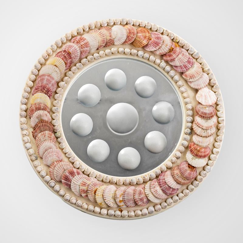 Piero Fornasetti : Specchio da parete mod. Nove Bolle  - Asta Design Lab - Cambi Casa d'Aste