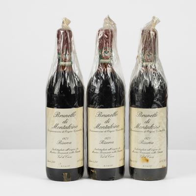 Brunello di Montalcino, Val di Cava Riserva 1975, 3 bottiglie da 75 cl