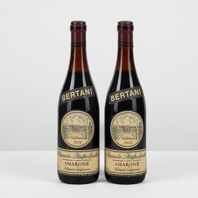 Bertani, Amarone Recioto Della Valpolicella 1972, 2 bottiglie da 75 cl