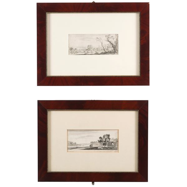 Perelle Gabriel (1604-1677) Paesaggi con rovine