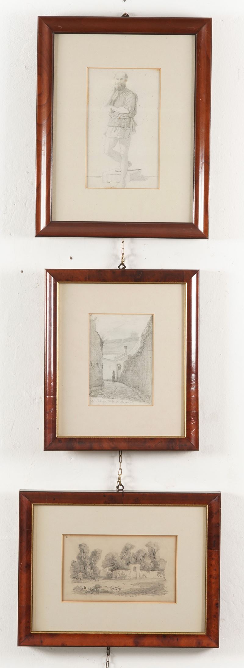 Ernesto Rayper : 3 disegni  - Asta Dipinti del XIX-XX Secolo - Cambi Casa d'Aste