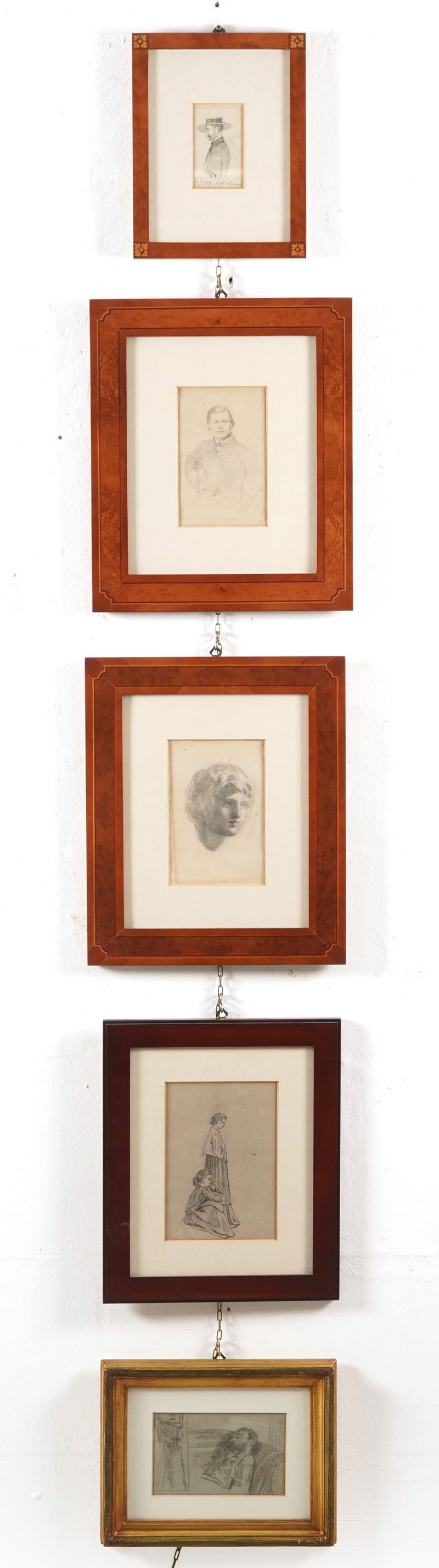 Ernesto Rayper : 5 disegni  - Auction 19th and 20th Century Paintings - Cambi Casa d'Aste