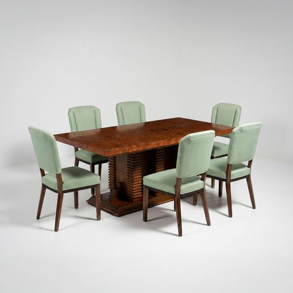 Set da tavolo da pranzo con sei sedie