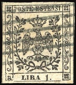 MODENA 1853 - 1 lira bianco (11)