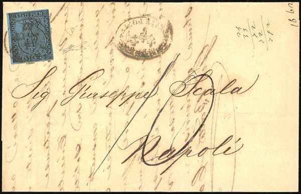 PARMA 1857 - 40 cent. azzurro (5)