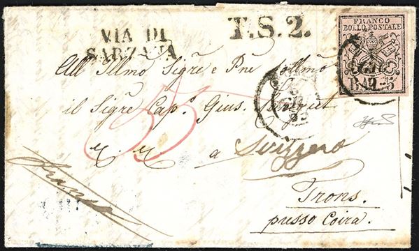 PONTIFICIO 1853 - 5 baj rosa chiaro (6)