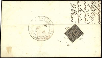 Romagne - Governo Provvisorio 1860 - 1 Baj Bruno Grigio (2)