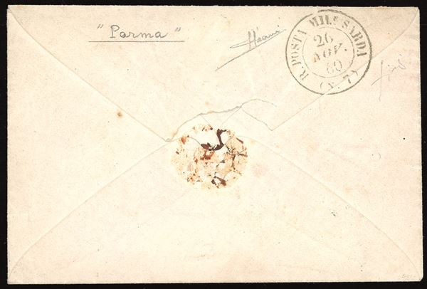 SARDEGNA POSTA MILITARE 1860 - 20 cent. IV emissione di Sardegna (15C)