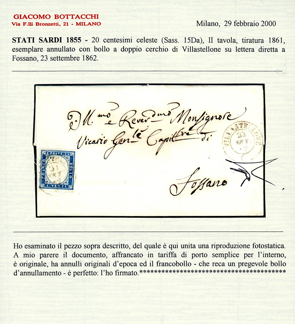Sardegna - Annullamenti Piemonte-villastellone, Punti R1 - 20 Cent. (15da)
