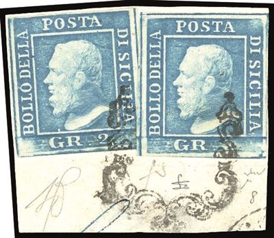 Sicilia 1859 - 2 Grana Azzurro Chiaro, III Tavola (8)