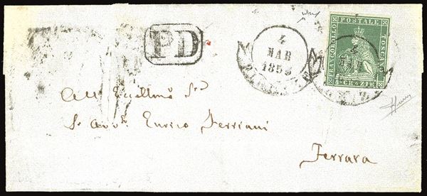 TOSCANA 1855 - 4 crazie verde su grigio (6)