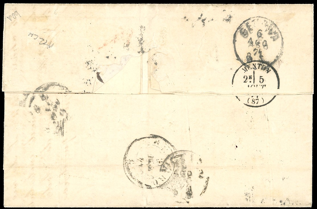 Regno D'italia 1871 - 20 Cent. Cerere di Francia (unificato 37), Coppia