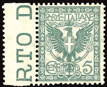 REGNO D'ITALIA 1901 - 5 cent. Floreale (70)  - Asta Filatelia - Cambi Casa d'Aste