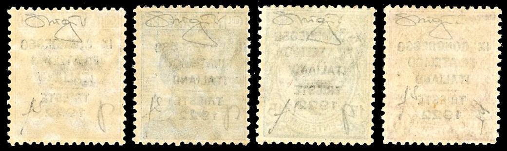 Regno D'italia 1922 - Congresso Filatelico, Serie Completa (123/126)