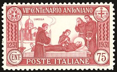 Regno D'italia 1931 - 75 Cent. S.antonio, Dent. 12 (299)