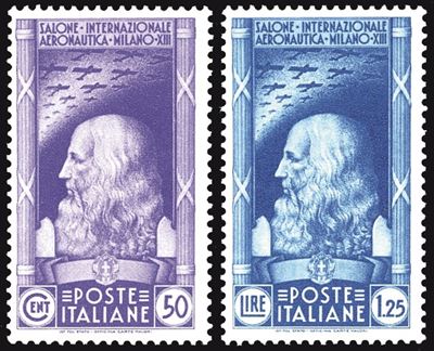 Regno D'italia 1935 - Salone Aeronautico, Serie Completa (384/387)
