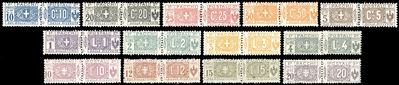 Regno D'italia - Pacchi Postali 1914/22 - Nodo di Savoia, Serie Completa (7/19)