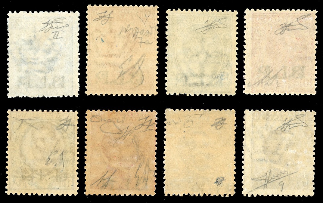 Regno D'italia Blp 1922/23 - Soprastampa Blp, II Tipo, Serie Completa, L'1 Lira con Soprastampa C...