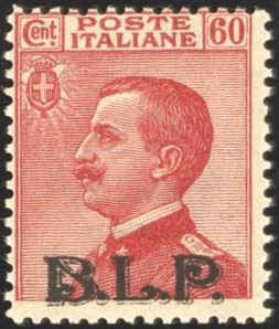 REGNO D'ITALIA BLP 1922/23 - 60 cent. soprastampa BLP del II tipo (11)