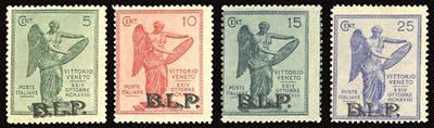 Regno D'italia Blp 1922 - Vittoria, Soprastampati Blp, Serie Completa (22/25)