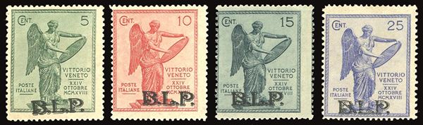 REGNO D'ITALIA BLP 1922 - Vittoria, soprastampati BLP, serie completa (22/25)