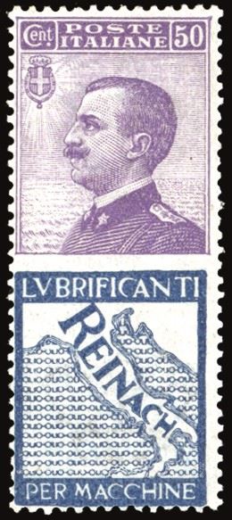 Regno D'italia Pubblicitari 1924 - 50 Cent. Reinach (14)