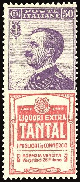 REGNO D'ITALIA PUBBLICITARI 1924 - 50 cent. Tantal (18),  - Asta Filatelia - Cambi Casa d'Aste