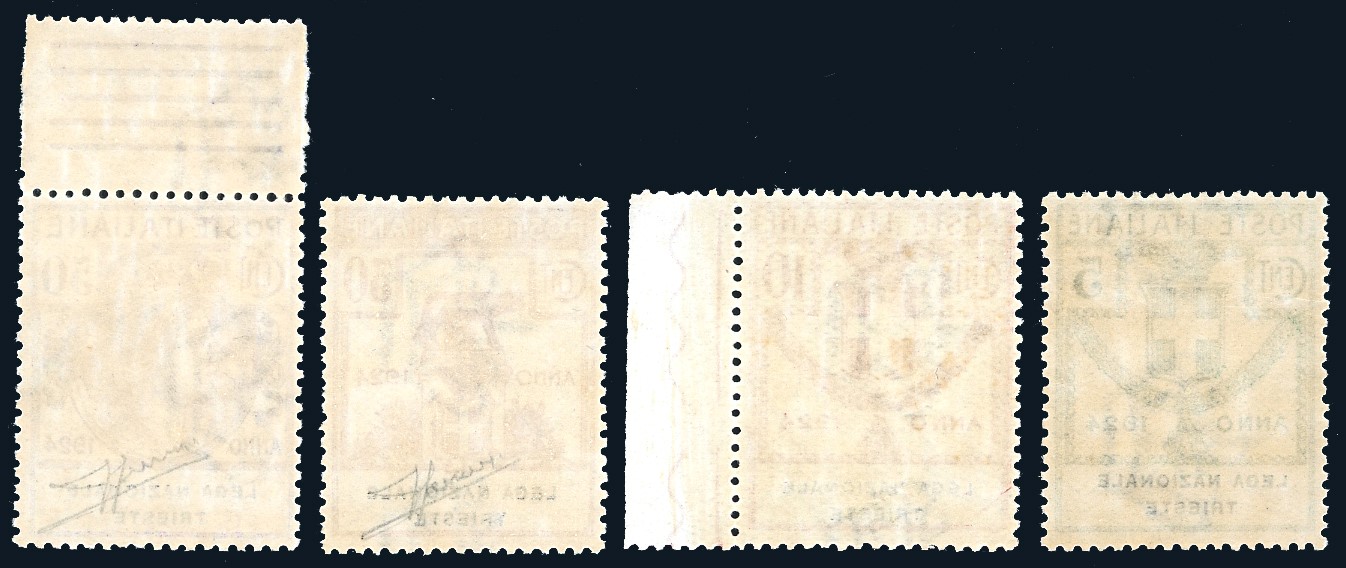 Regno D'italia - Enti Parastatali Lega Nazionale Trieste 1924 - Serie Completa (42/45)