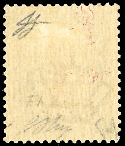 Repubblica Sociale Italiana 1944 - 50 Lire, Soprastampato Fascio in Carminio Lillaceo, Emissione ...