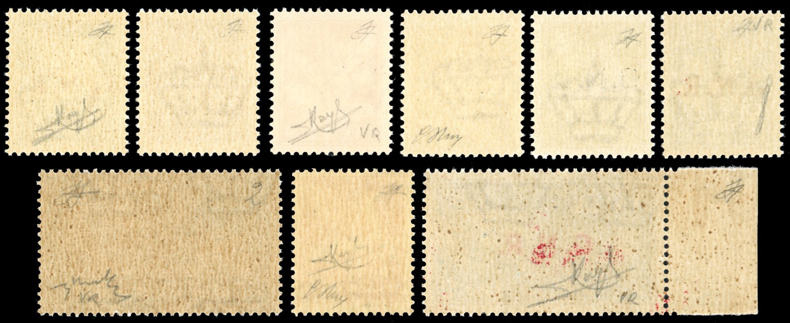 Rep. Sociale Italiana - Posta Aerea 1944 - Soprastampati G.n.r. di Verona, Serie Completa (117/12...