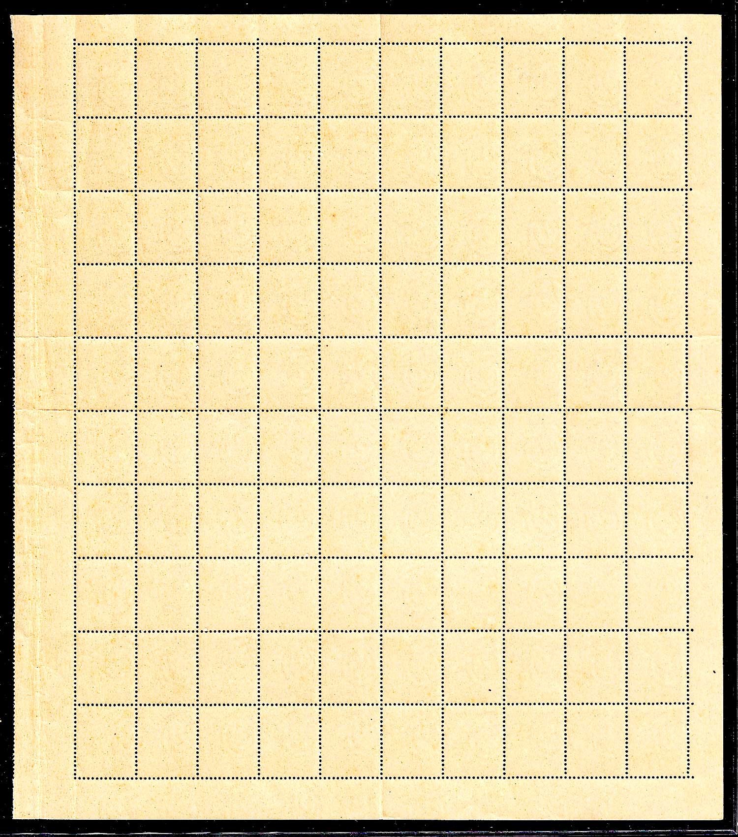 Repubblica Italiana 1945 - 20 Cent. Democratica, Foglio Completo di 100 Esemplari, Composto da 10...