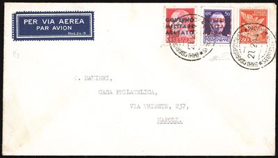Occupazioni Straniere - Amgot Occupazione Anglo-americana Napoli 1944 - 20 e 50 Cent. Soprastampa...