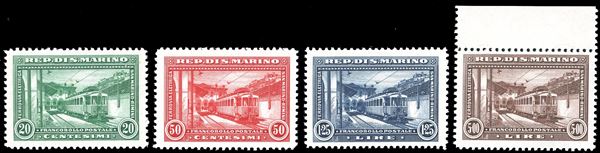 SAN MARINO 1932 - Ferrovia, serie completa (164/167)