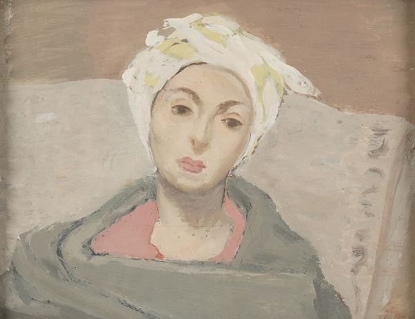 Anonimo del XIX-XX secolo Ritratto femminile