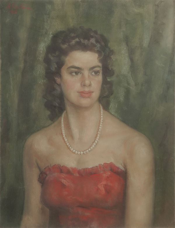 Ritratto femminile con perle