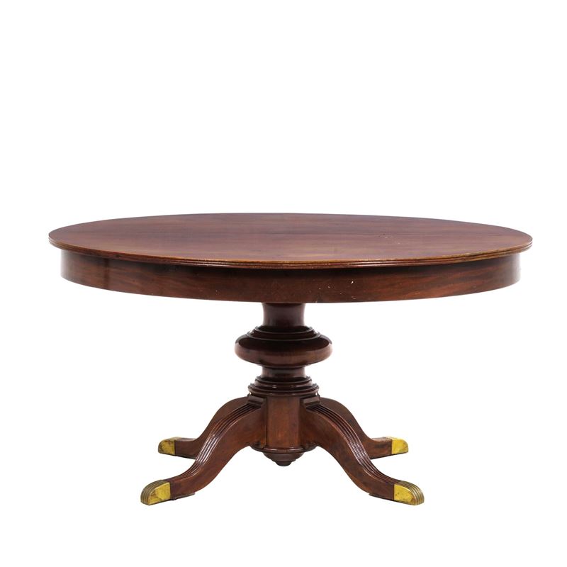 Tavolo da pranzo allungabile. XIX-XX secolo  - Asta Occasioni d'Antiquariato - Cambi Casa d'Aste