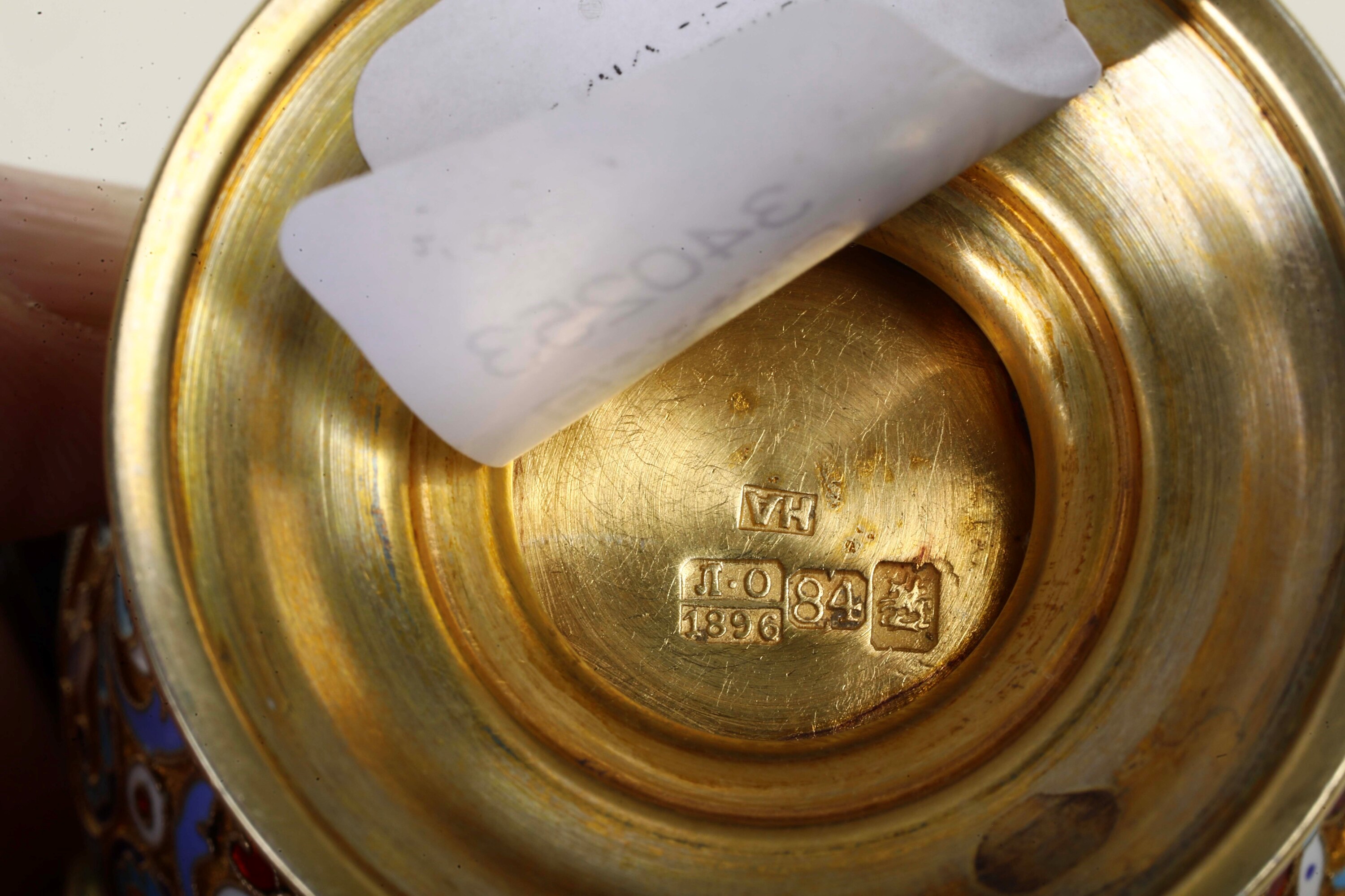 Vaso con Coperchio. Mosca, 1896. Argentiere Nikolai Alekseyev