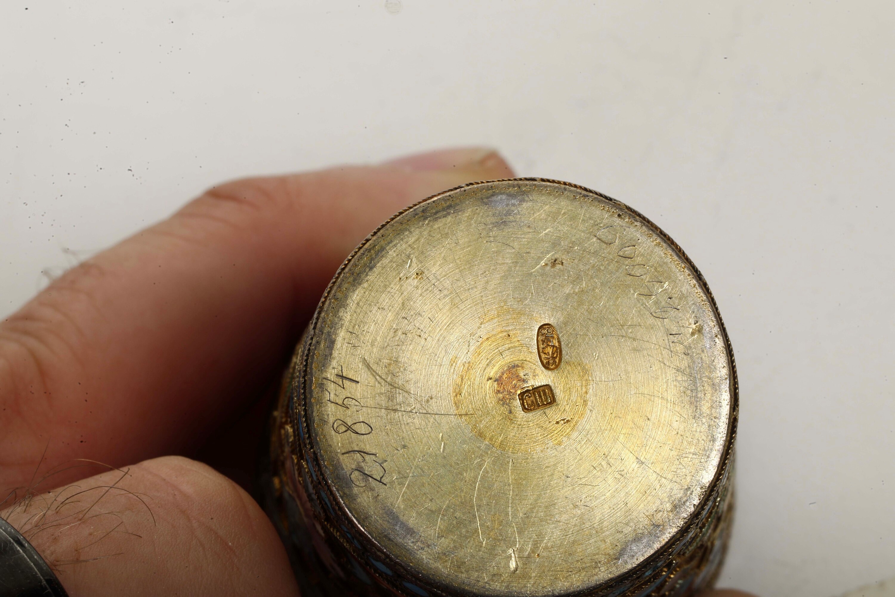 Bicchiere. Russia (mosca?) 1896-1908. Marchio Dell'argentiere Non Identificato