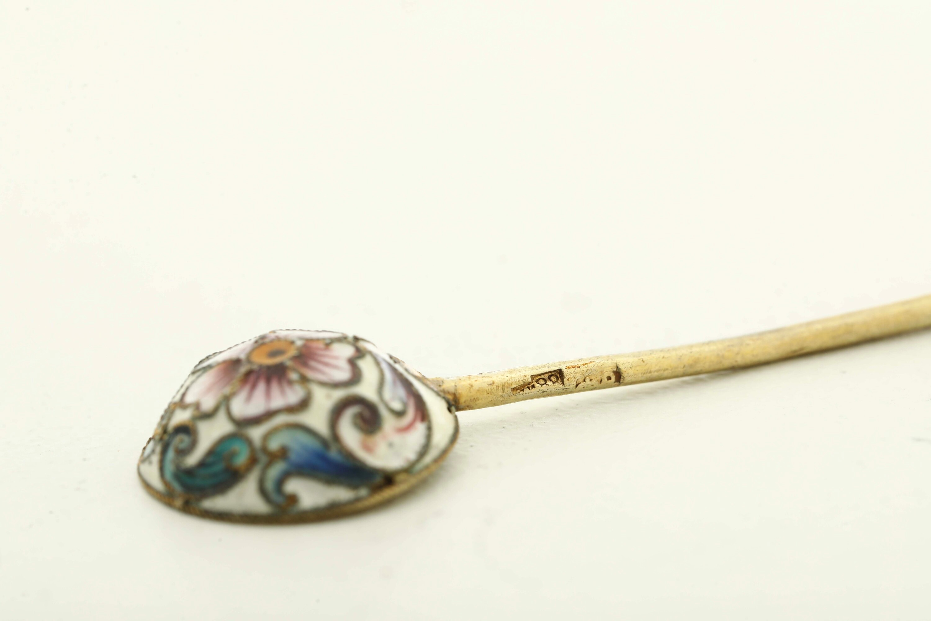 Coppia di Saliere. Russia (mosca?) 1896-1908. Marchio Dell'argentiere Parziale di Difficile Lettu...