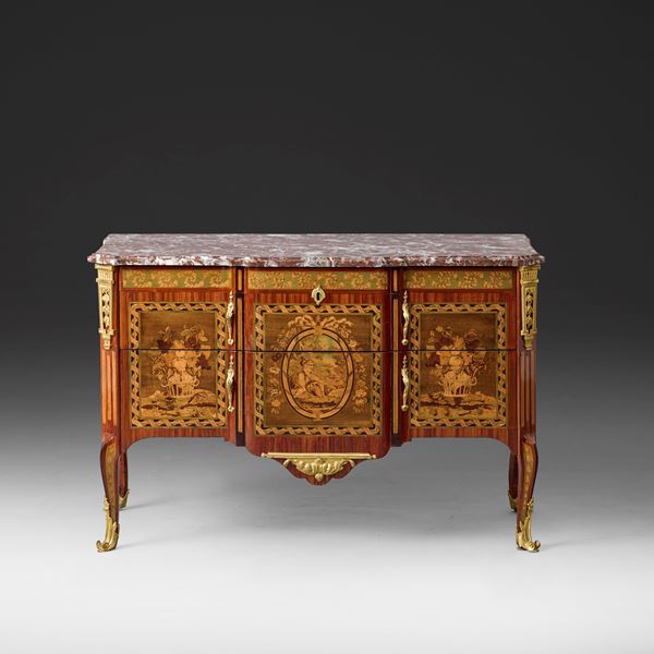 Importante commode. Francia, fine XVIII - inizio XIX secolo