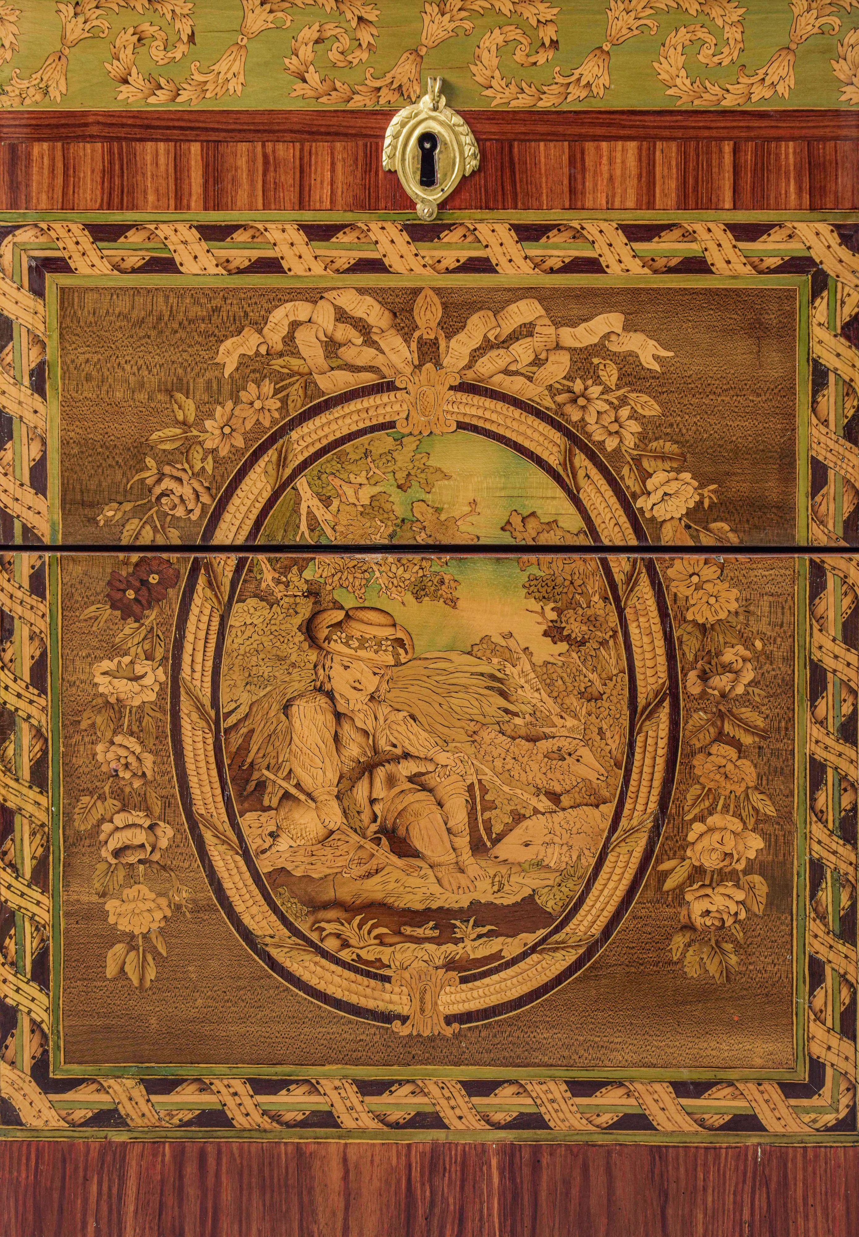 Importante commode. Francia, fine XVIII - inizio XIX secolo