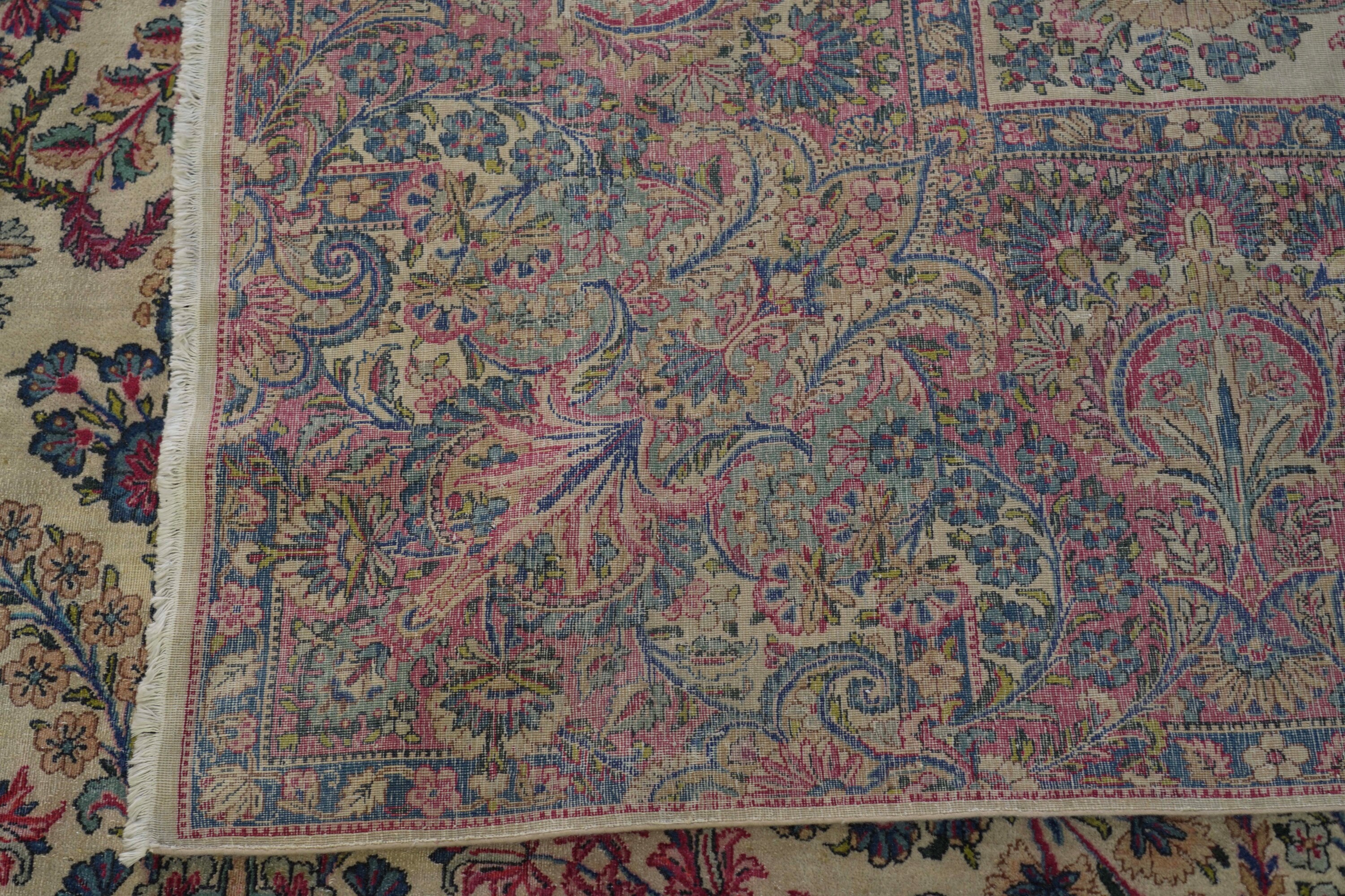 Tappeto Kirman, Persia, prima metà del XX secolo, cm 322x580