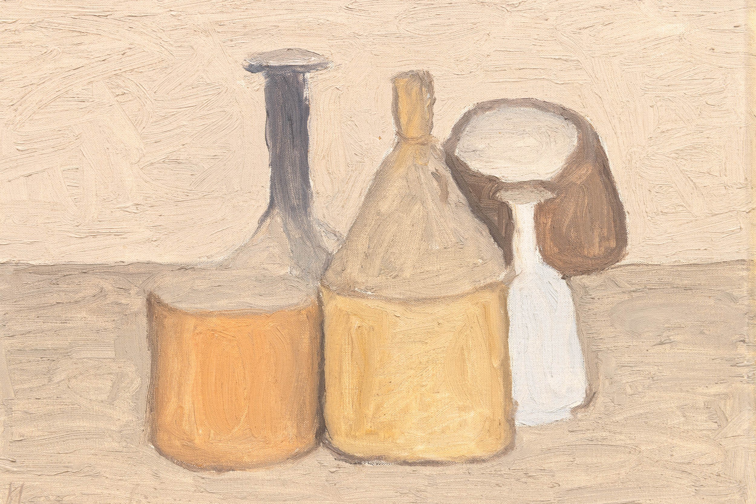 Giorgio Morandi - Natura morta, olio su tela