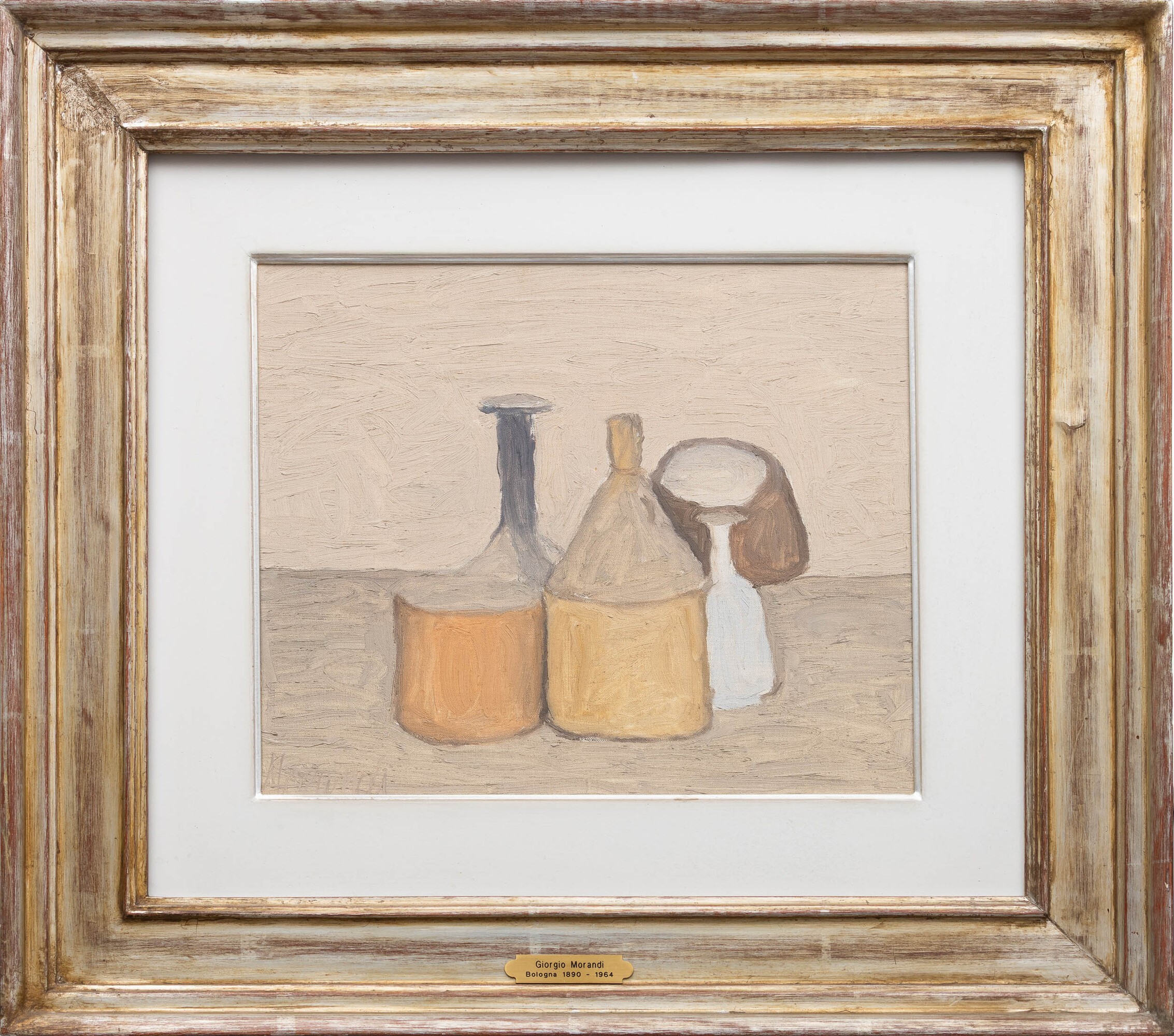 Giorgio Morandi - Natura morta, olio su tela