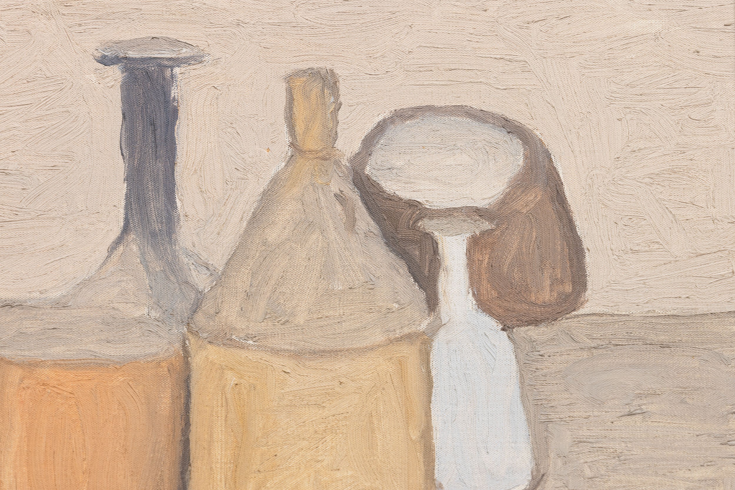 Giorgio Morandi - Natura morta, olio su tela