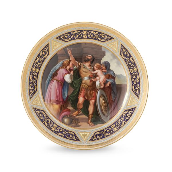 Piatto Vienna, 1823 (porcellana) Decorazione, Boemia, seconda metà del XIX secolo