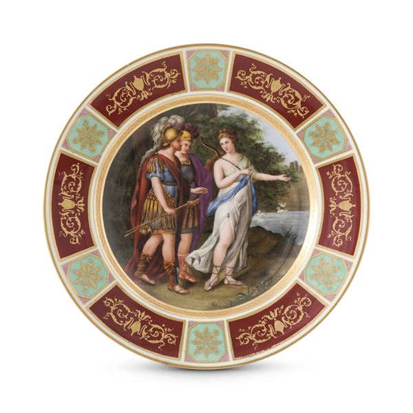 Piatto Boemia, metà del XIX secolo 