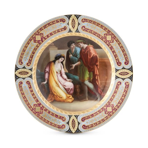 Piatto Boemia, metà del XIX secolo circa 