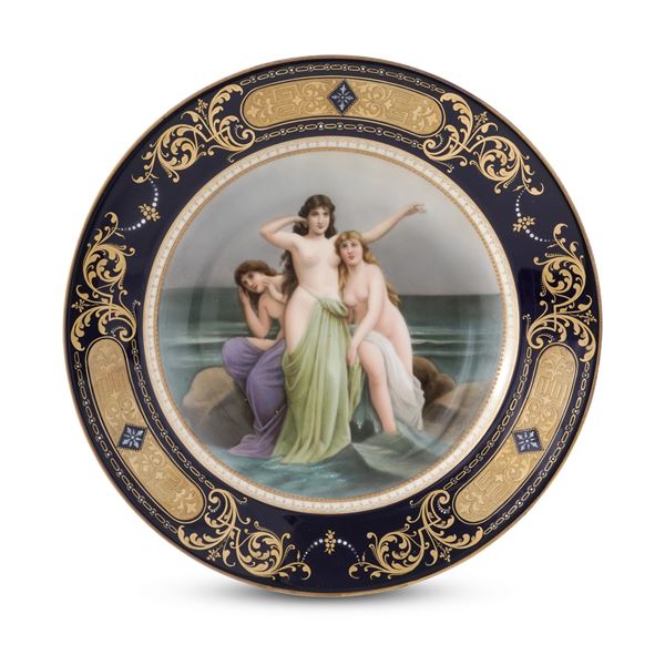 Piatto Boemia, verso la fine del XIX secolo 